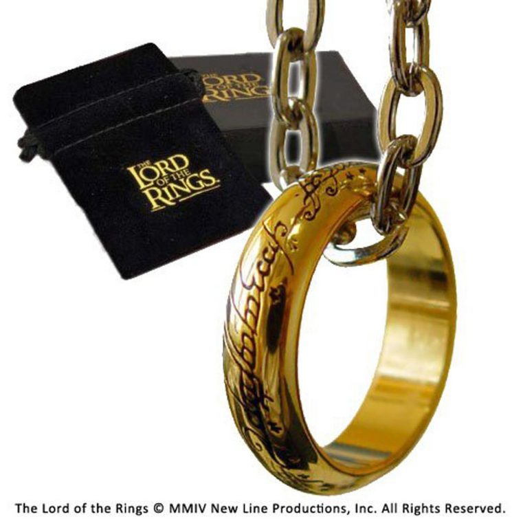 Portachiavi Signore degli anelli - l'Unico anello- Consegna in 24 ore