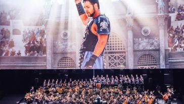 Un'esecuzione dal vivo de Il Gladiatore