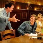 Tarantino e Brad Pitt sul set di C'era una volta a... Hollywood