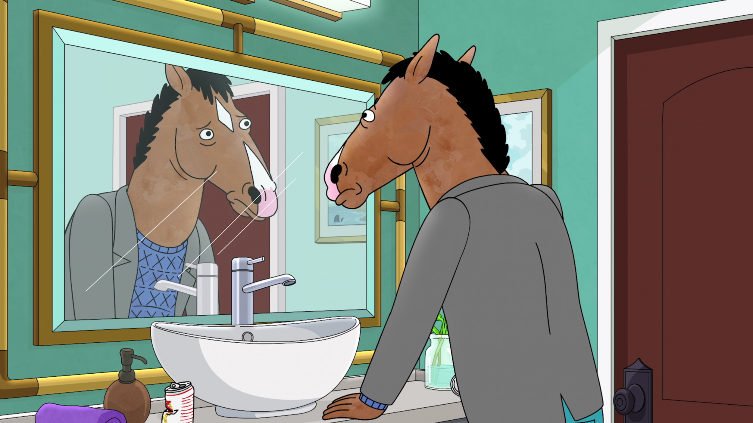 BoJack Horseman 6: una scena della sesta stagione della serie Netflix