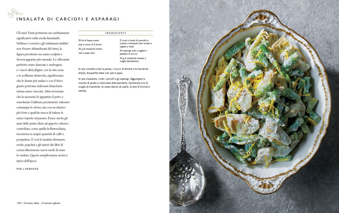 Direttamente da Downton Abbey: insalata di carciofi e asparagi