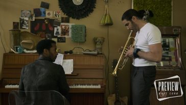 André Holland e Tahar Rahim in una scena di The Eddy
