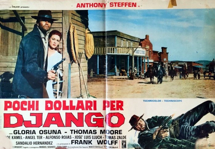 La fotobusta di Pochi Dollari per Django