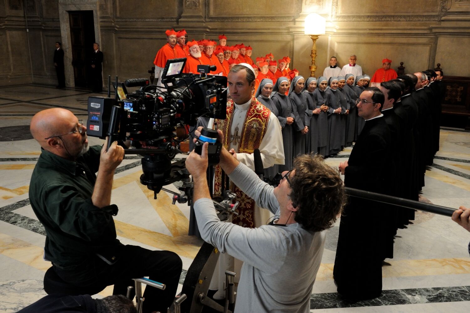 Sul set di The New Pope