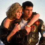 Kelly McGillis e Tom Cruise in Top Gun