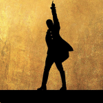 Il logo ormai iconico del musical Hamilton