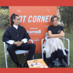 Jasmine Trinca e Andrea Carpenzano al nostro Hot Corner alla Mostra di Venezia.