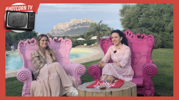 Greta Scarano intervistata all'Hot Corn di Tavolara dalla nostra Manuela Santacatterina