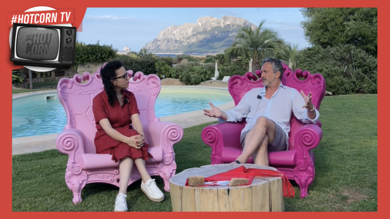 Roberto Proia intervistato all'Hot Corn di Tavolara dalla nostra Manuela Santacatterina