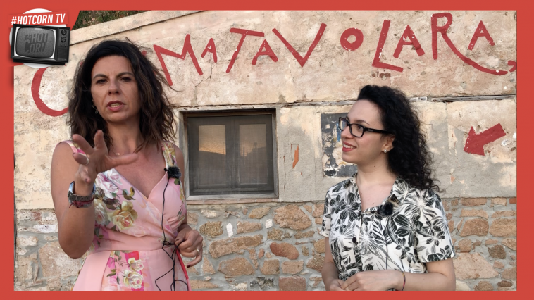 Geppi Cucciari intervistata all'Hot Corner di Tavolara dalla nostra Manuela Santacatterina