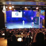 Diego Passoni sul palco dei Diveristy Media Awards 2021