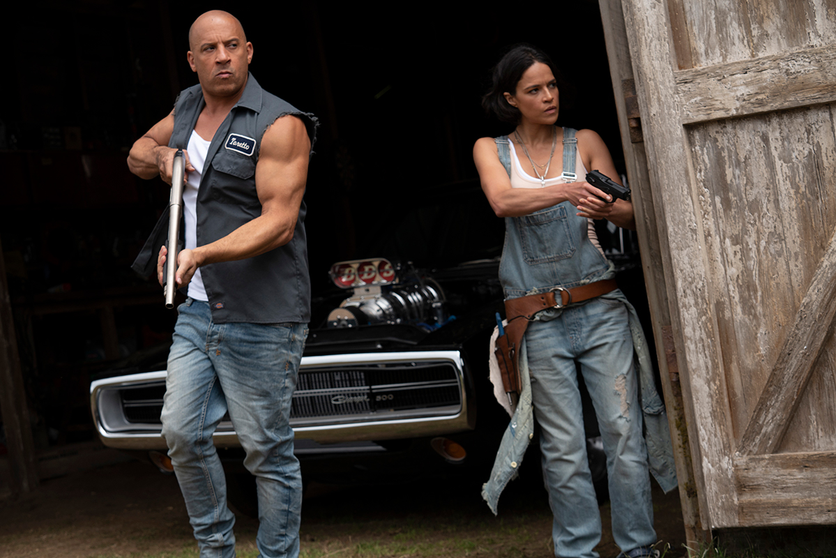 Dom (Vin Diesel) e Letty (Michelle Rodriguez) in Fast & Furious 9