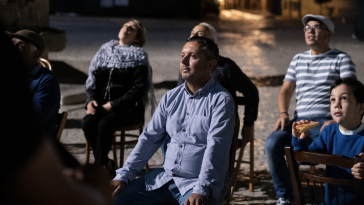 Totò Cascino, il bambino di Nuovo Cinema Paradiso, nel corto a Occhi Aperti