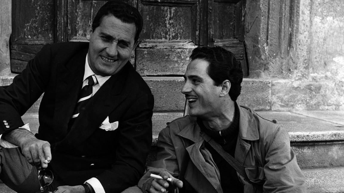 Alberto Sordi e Nino Manfredi in una scena de Lo scapolo