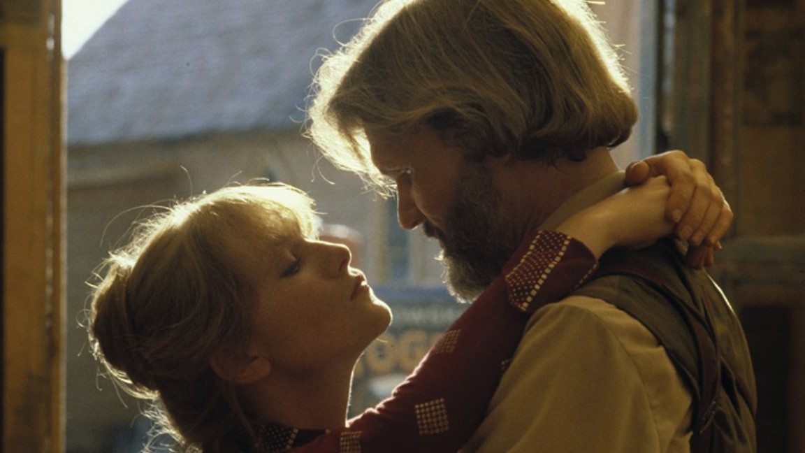 Isabelle Huppert e Kris Kristofferson in una scena de I cancelli del cielo 