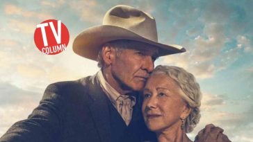Harrison Ford e Helen Mirren in una scena di 1923: Dal 12 febbraio su Paramount+
