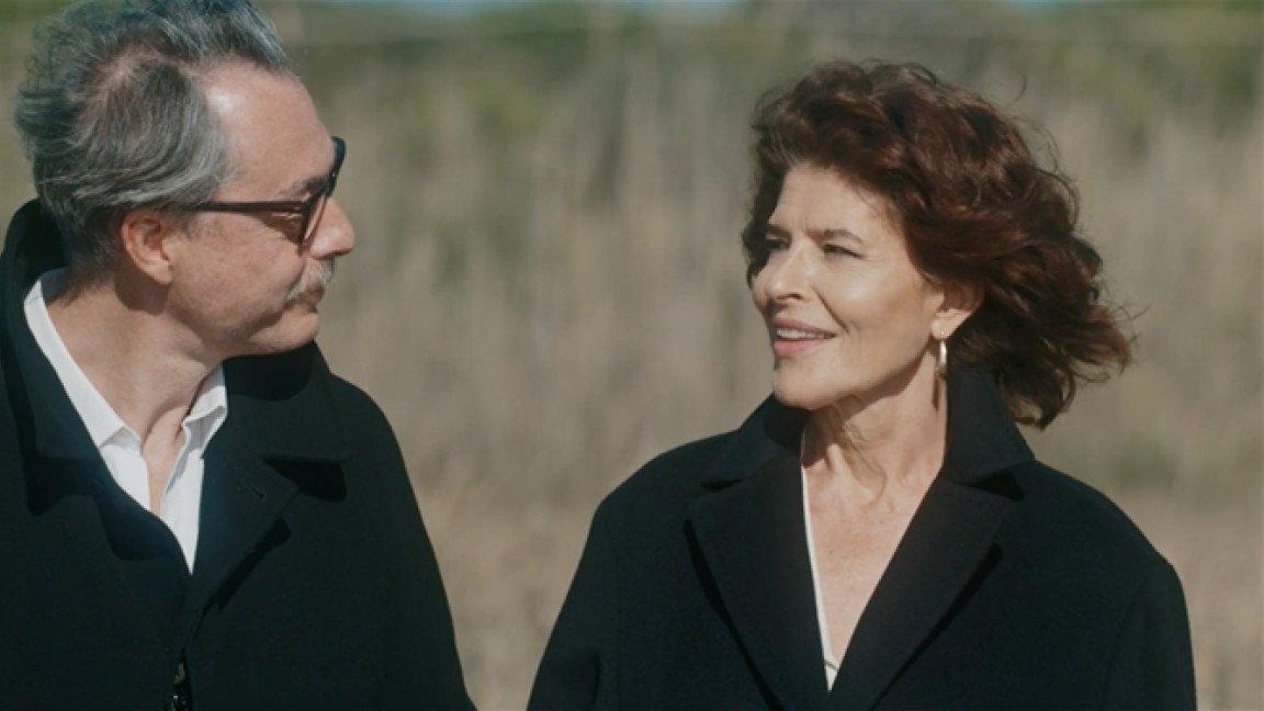 Maurizio Lombardi e Fanny Ardant in una scena di Amusia