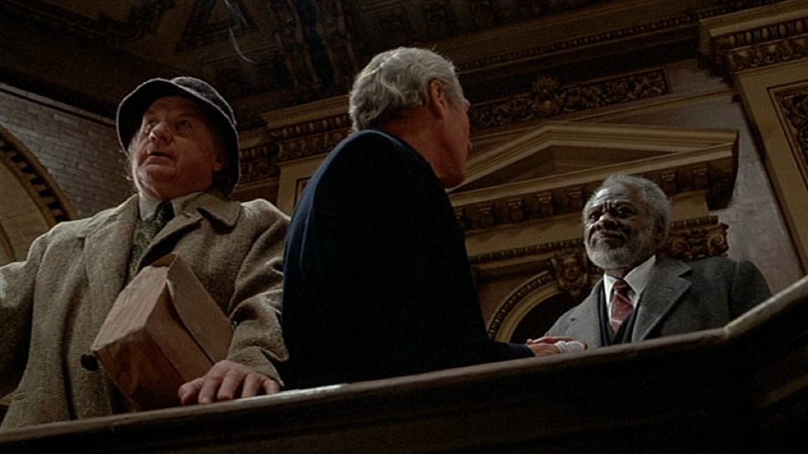 Jack Warden, Paul Newman e Joe Seneca in una scena de Il verdetto