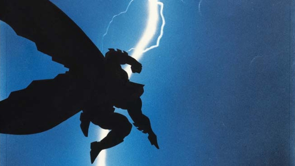 Un estratto della copertina di Batman - Il Ritorno del Cavaliere Oscuro