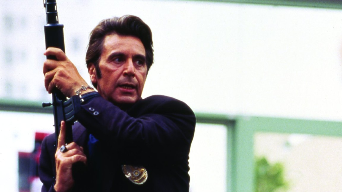 Al Pacino è Vincent Hanna in un momento di Heat - La sfida