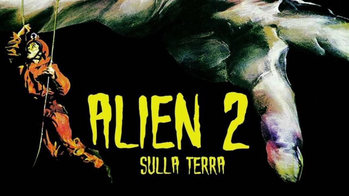 Una locandina moderna di Alien 2 - Sulla Terra
