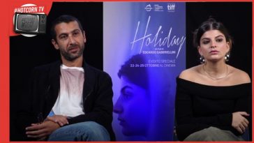 Edoardo Gabbriellini e Margherita Corradi in un momento della nostra intervista a proposito di Holiday