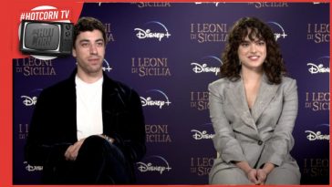 Eduardo Scarpetta e Adele Cammarata in un momento della nostra conversazione a proposito de I Leoni di Sicilia