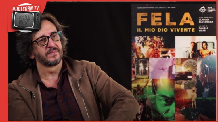Daniele Vicari in un momento della nostra intervista a proposito di Fela, il mio Dio Vivente