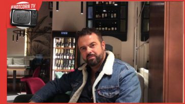 Edoardo De Angelis in un momento della nostra conversazione a proposito di Comandante, al cinema con 01 Distribution