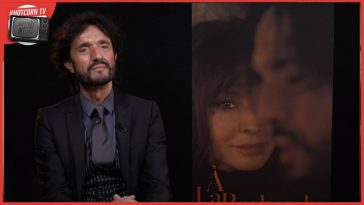 Giulio Base in un momento della nostra intervista a proposito di À la Recherche, al cinema per Eagle Pictures