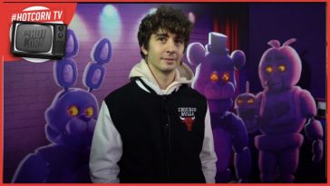 Favij in un momento della nostra intervista dal Lucca Comics & Games a proposito di Five Nights At Freddy's