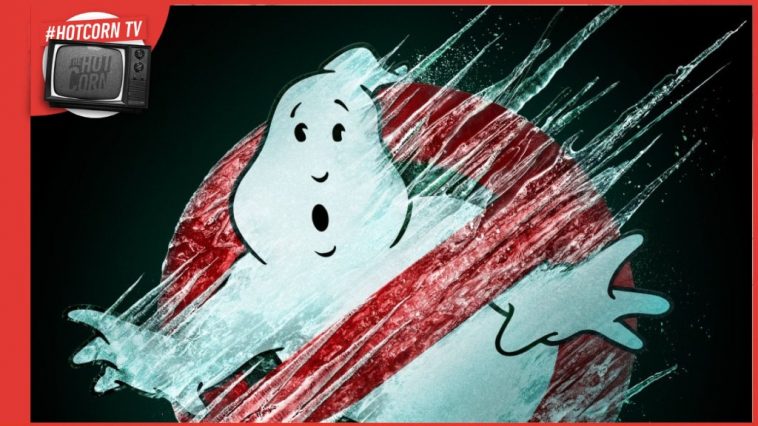 Il logo congelato degli Acchiappafantasmi: Ghostbusters: Minaccia Glaciale, di Gil Kenan, al cinema da Marzo 2024