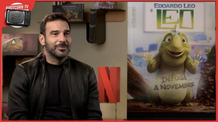 Edoardo Leo in un momento della nostra intervista a proposito di... Leo, disponibile su Netflix dal 21 novembre