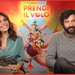 Serena Rossi e Francesco Scianna in un momento della nostra chiacchierata per parlare di Prendi il volo, al cinema dal 7 dicembre