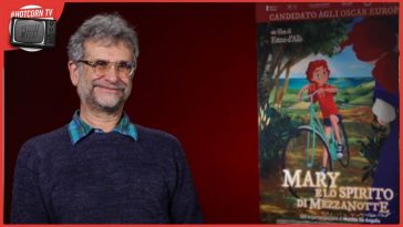 Enzo D'Alò in un momento della nostra conversazione a proposito di Mary e lo spirito di mezzanotte