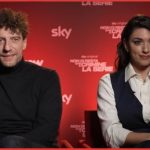 Liliana Fiorelli e Maurizio Lastrico durante la nostra intervista a proposito di Non ci resta che il crimine - La serie, dall'1 dicembre su Sky e NOW