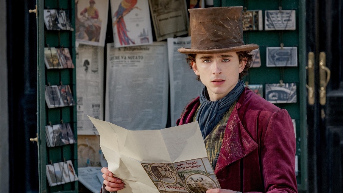 Timothée Chalamet nei panni di Willy Wonka dopo gli illustri precedenti di Gene Wilder e Johnny Depp