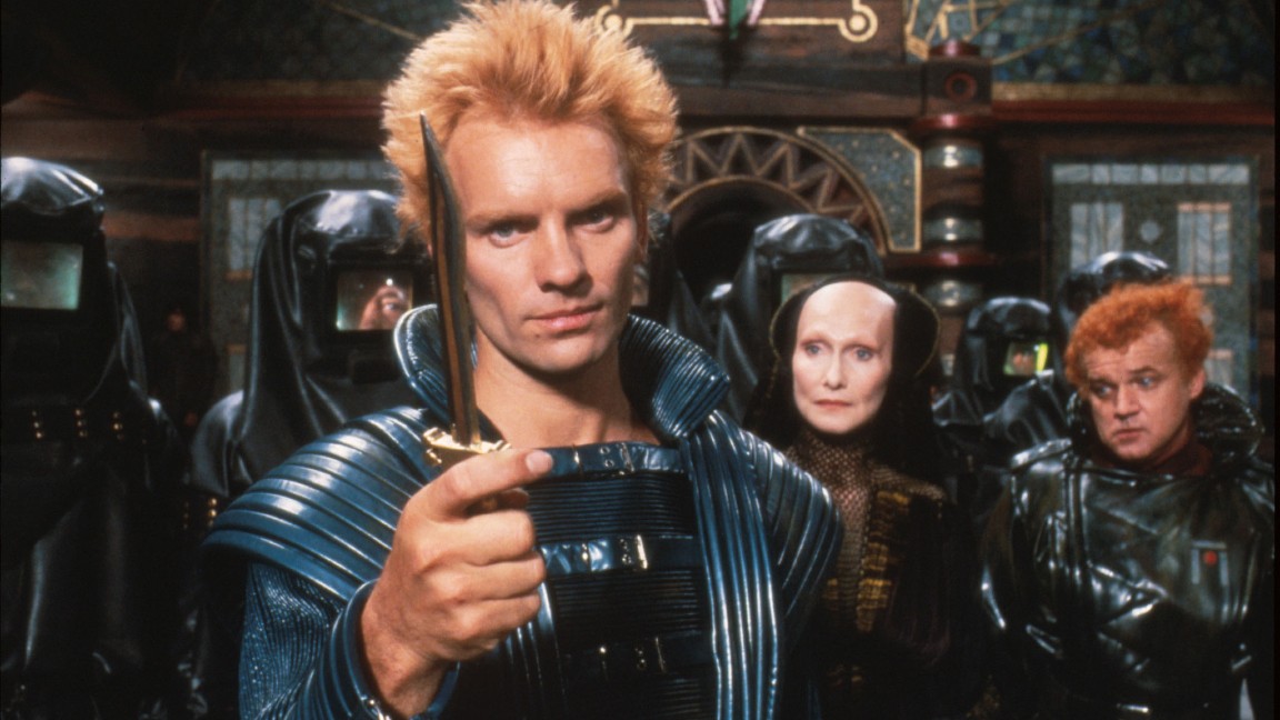 Sting è Feyd Rautha in una scena di Dune