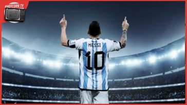 Un estratto della locandina di Il Mondiale di Messi: L'apice di una leggenda, dal 21 febbraio su Apple TV+