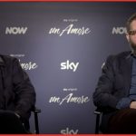 Enrico Audendino e Francesco Lagi in un momento della nostra intervista per parlare di Un Amore, su Sky e Now dal 16 febbraio