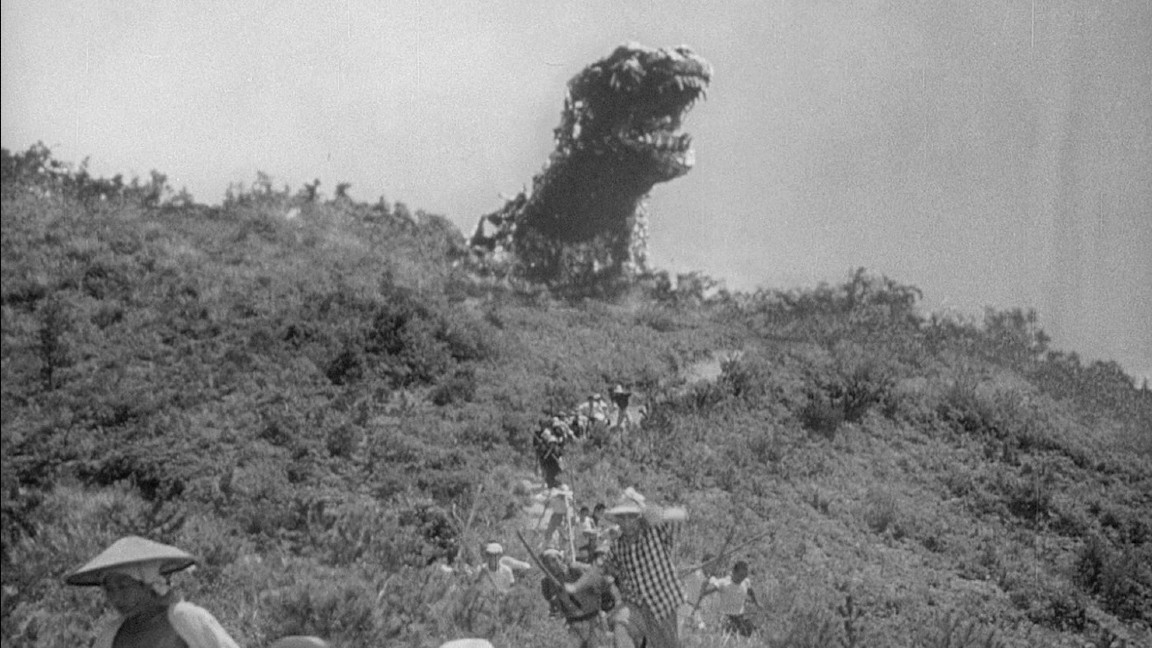 Il momento in cui compare per la prima volta sul grande schermo il volto di Godzilla