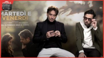 Fabrizio Moro e Alessandro De Leonardis in un momento della nostra intervista per parlare di Martedì e Venerdì, al cinema dal 22 febbraio