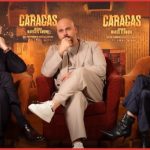 Toni Servillo, Marco D'Amore e Lina Camélia Lumbroso in un momento della nostra intervista per parlare di Caracas, al cinema dal 29 febbraio