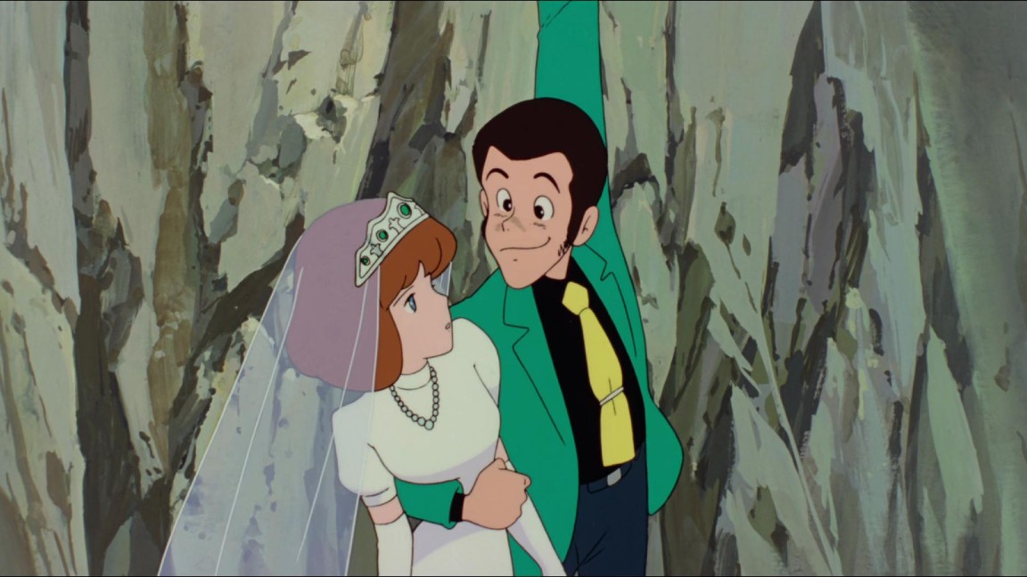Lupin e Clarisse in un momento dell'anime