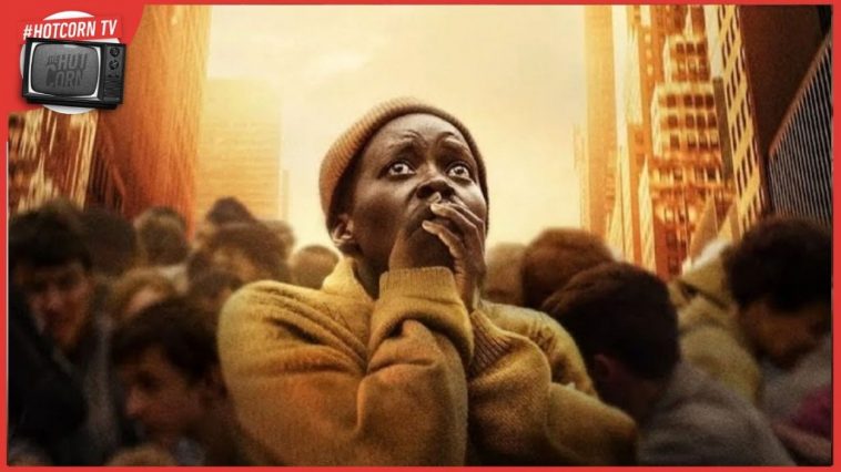 Lupita Nyong'o in un estratto del poster promozionale di A Quiet Place: Giorno Uno di Michael Sarnoski, al cinema a giugno con Eagle Pictures