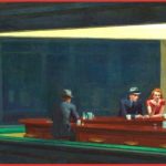 I Nottambuli (1942) di Edward Hopper, una delle opere ritratte in Hopper. Una storia d'amore americana. Al cinema con Nexo Digital il 9 e 10 aprile