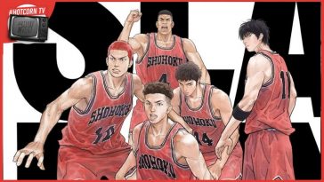 Un estratto della locandina ufficiale di The First Slam Dunk di Takehiko Inoue, disponibile su tutte le piattaforme digitali