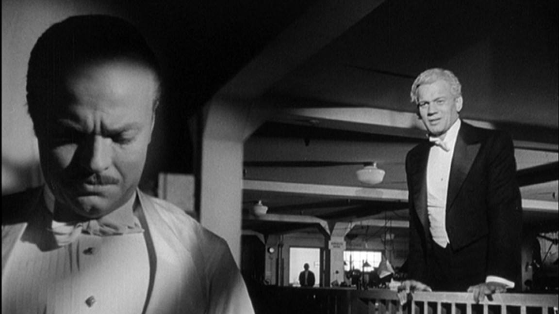 Orson Welles e Joseph Cotten in un momento del film
