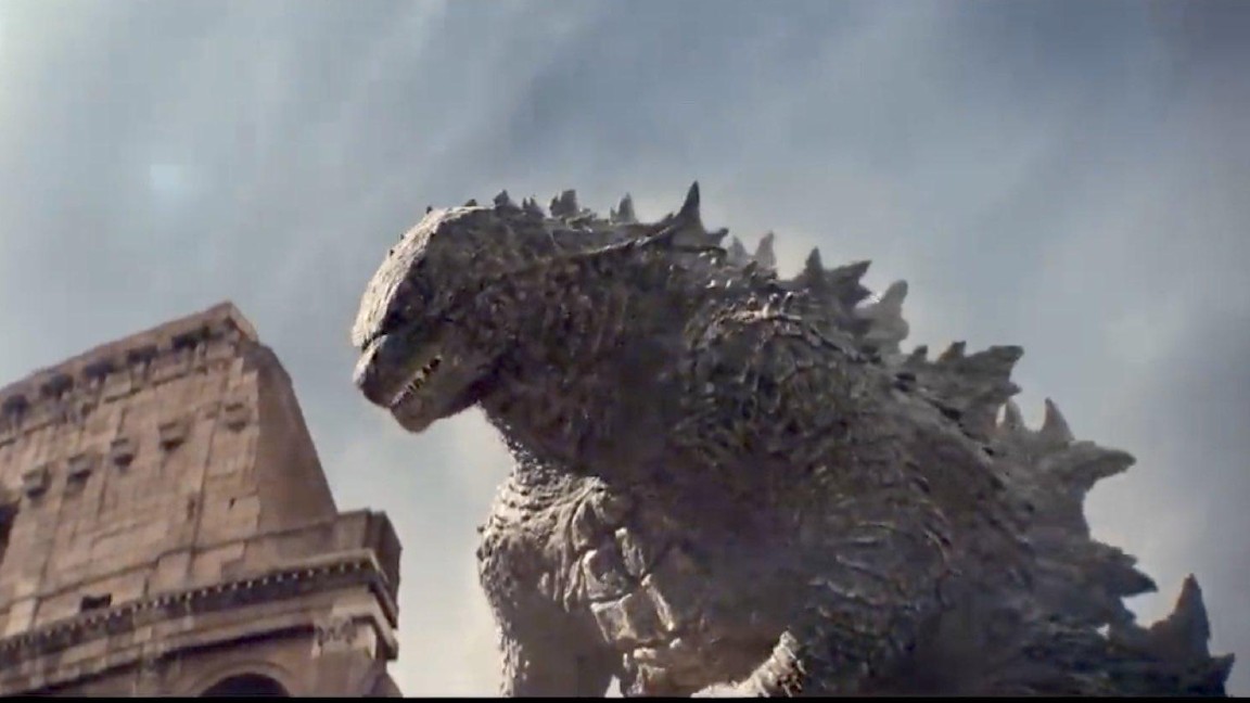 Godzilla in visita a Roma