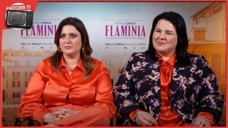 Michela Giraud e Rita Abela in un momento della nostra intervista per parlare di Flaminia, al cinema dall'11 aprile con Vision Distribution